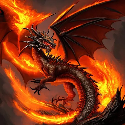 Prompt: Fire Dragon 