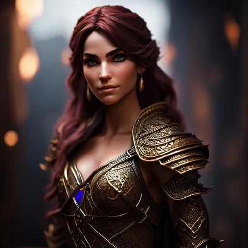 Prompt: Create a photograph of a character from the Dungeons and Dragon game,  female, extremely detailed environment, detailed background, intricate, detailed skin, natural colors , professionally color graded, photo realism, 8k, moody lighting, david tenant