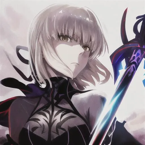 Prompt: Saber alter Fate