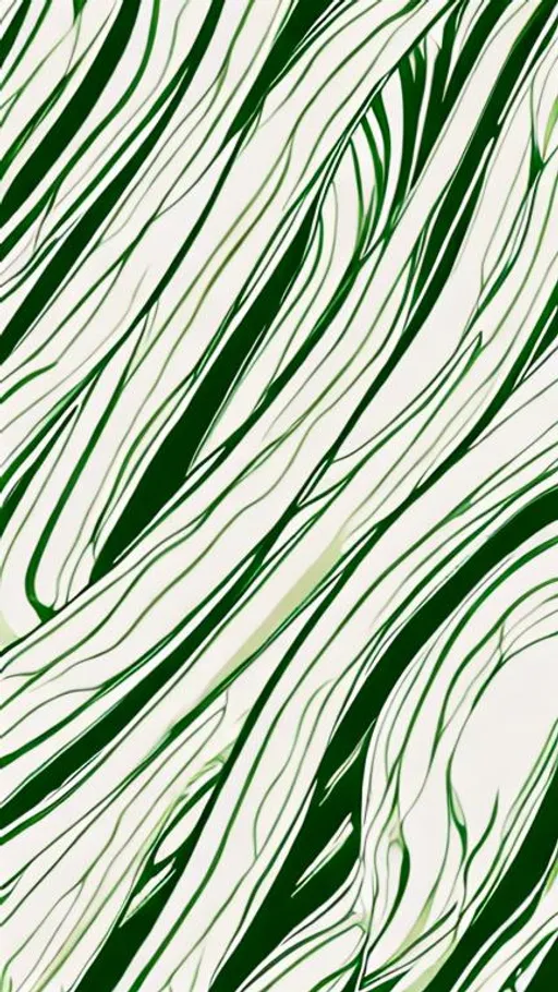Prompt: Cartier green and bone white flow wavy lines 