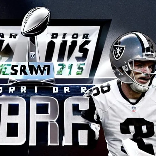 Prompt: Raiders winning Super Bowl