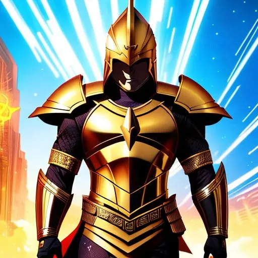 Prompt:  A  superhero young man wearing an ancient sumerian armor and a sumerian helm covering his head. liam brazier, anime screenshot, hypersaturated, anime style, detail shot, striking color, comic book style, trailer banner, trending on artstation, by Richard Bickenbach, iconic character, dc, comic book cover, dc comic, comic panels, a comic book panel, cartoon lighting, smooth colors, polygonal
