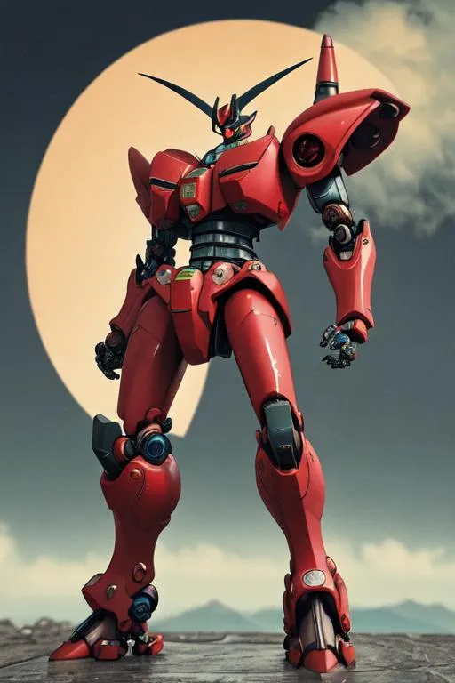 Prompt: japan anime robot look like	"	Getter Robo", random pose, random background

vintage, miniature. (high detailed skin:1.2), 8k uhd, dslr, soft lighting, ideal human, high quality, film grain, Fujifilm XT3, hyper realistic, detailed head