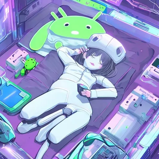 Prompt: Do android dream of electric sleep
