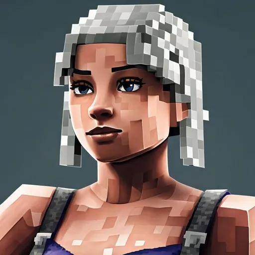 Prompt: minecraft skin but 
photorealistic