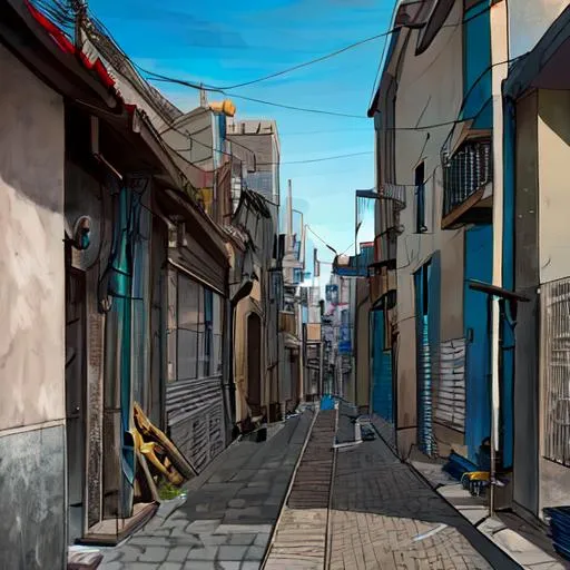 Prompt: Beautiful street