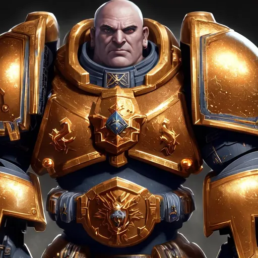 Prompt: UHD, 4k, highly detailed symmetrical, cinematic colour, space marine, ultra detailed armor, dynamic lighting. 