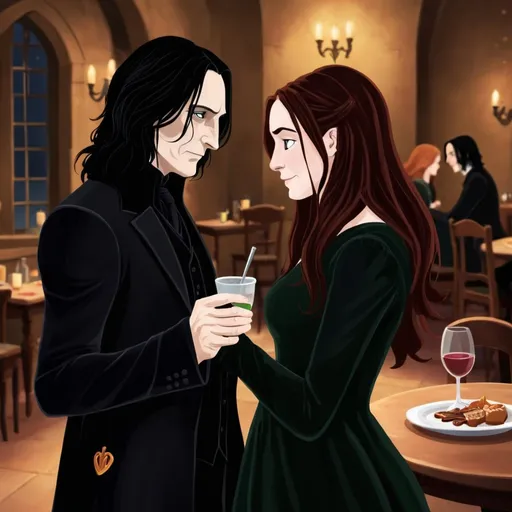 Prompt: Severus and Lily Date Night