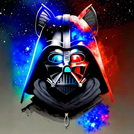 Half Darth Vader Helmet mixed with Half Border Colli... | OpenArt