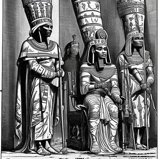 Prompt: only true pharaohs can be called to rule not the edomites