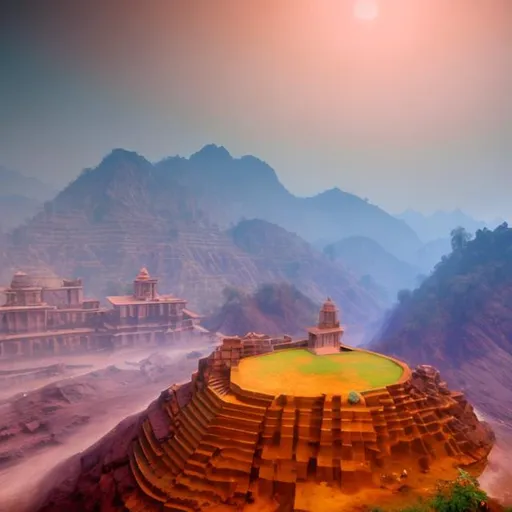 Prompt: schitzophrenic india 
