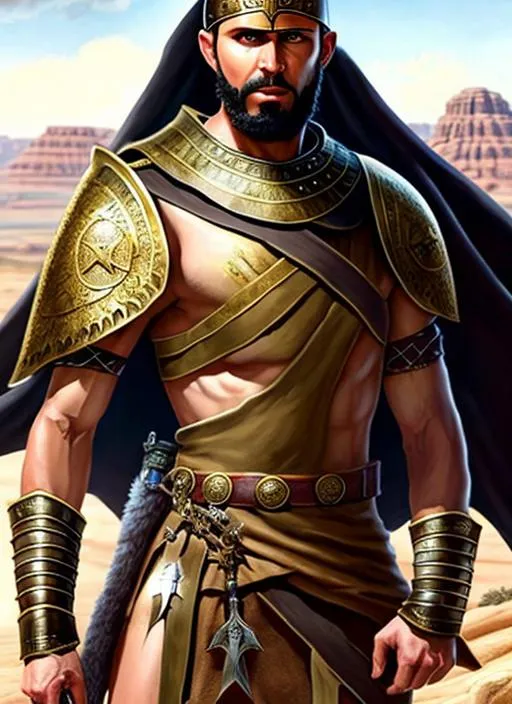Prompt: Roman Imperial Soldier Portrait, Desert Background, Character, Lone Wanderer, Full Body View, Concept Art, Character, detailed Face, d & d, perfect composition, hyperrealistic, super detailed, 8k, high quality, trending art, trending on artstation, sharp focus, intricate details, highly detailed, by Eddie Mendoza