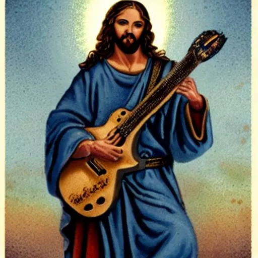 jesus shredding for our sins | OpenArt