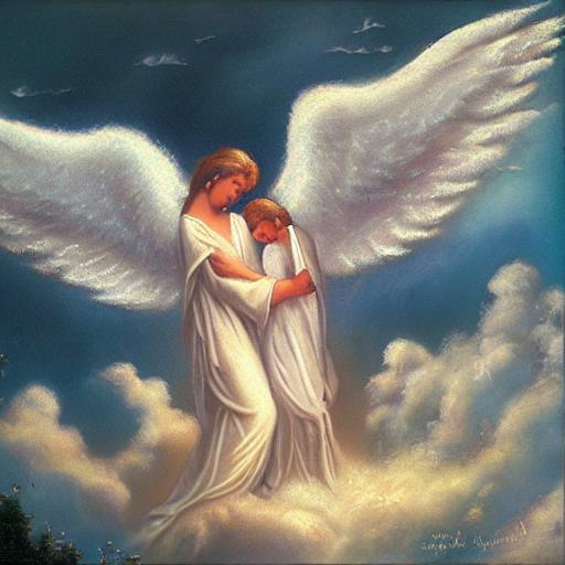 Angels in heaven | OpenArt