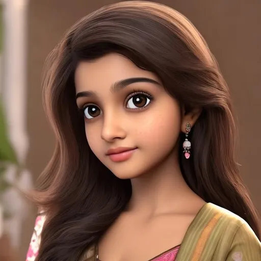 Prompt: Realistic 21 year cute and beautiful maharashtrian girl pear shape face Dusky skin colour, brownie black hairs and eyes, and well groomed 