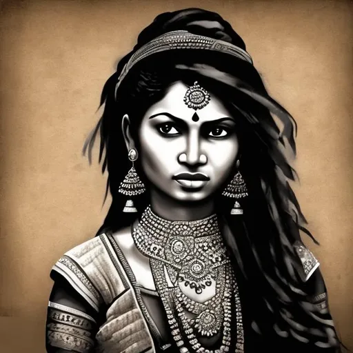 Prompt: Indian lady with boss attitude

