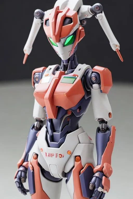 Prompt: japan anime robot Evangelion Unit-02, random pose, random background, giant

vintage, miniature. (high detailed skin:1.2), 8k uhd, dslr, soft lighting, high quality, film grain, Fujifilm XT3, hyper realistic, detailed head