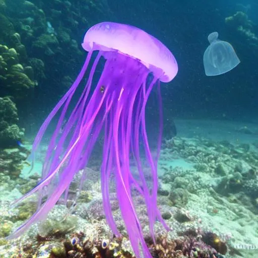 Prompt: jellyfish
