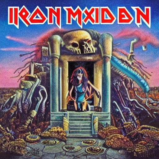 iron maiden somewhere in time album cover