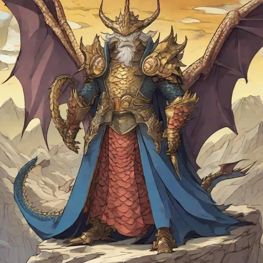 Prompt: The Dragon Emperor Siegfried, masterpiece, best quality, in cartoon style
