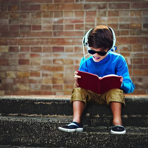 short story about youth in futuristic young boy rea... | OpenArt