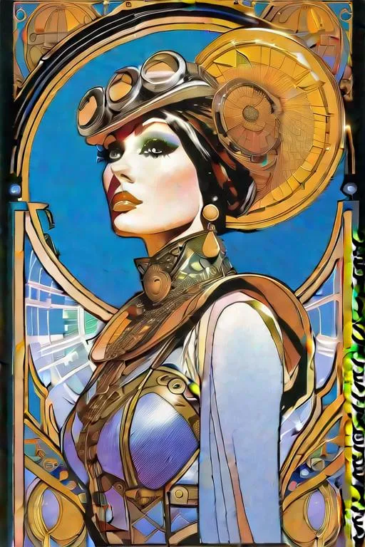 Prompt: DREAMTROPOLYS: The Order of Muses
Zoë Heriot IS Zoe Machina V.I. in DREAMTROPOLIS: The Order of Muses, by Terry Gilliam. J C Leyendecker illustrates a graphic novel Time Bandits sequel starring adorable gynoid Zoe searching for her time-lost twin brother Philo. intricate epic illustrated graphic novel Arthur Adams Travis Charest Richard Friend Lee Moyer IDW ABC WS HM Epic Vertigo
