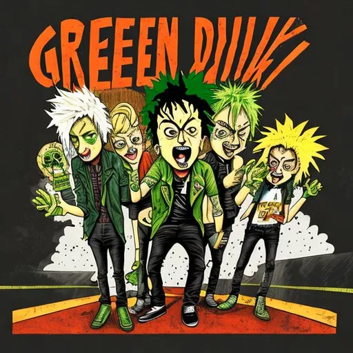 Prompt: Green Day Dookie