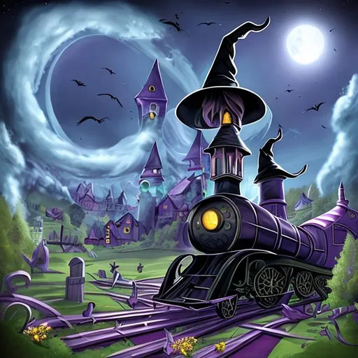 Prompt: Witch Train