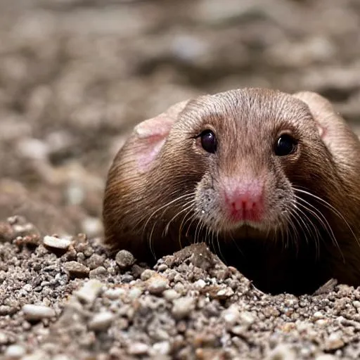 Prompt: mole rats