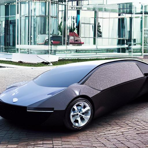 a car made of glass OpenArt