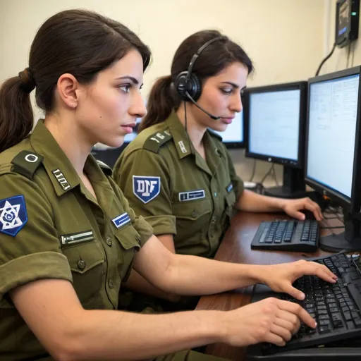Prompt: IDF soldier programming (male/female)