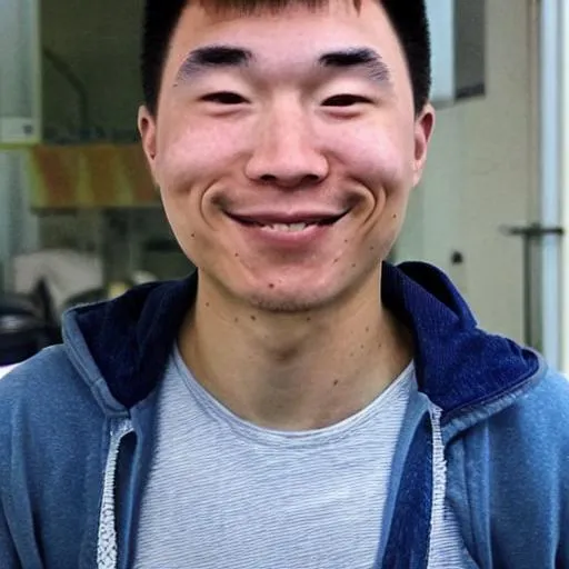 Prompt: a dumb looking chink named Kevin Liu