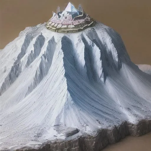 Prompt: Mount celestia Dnd