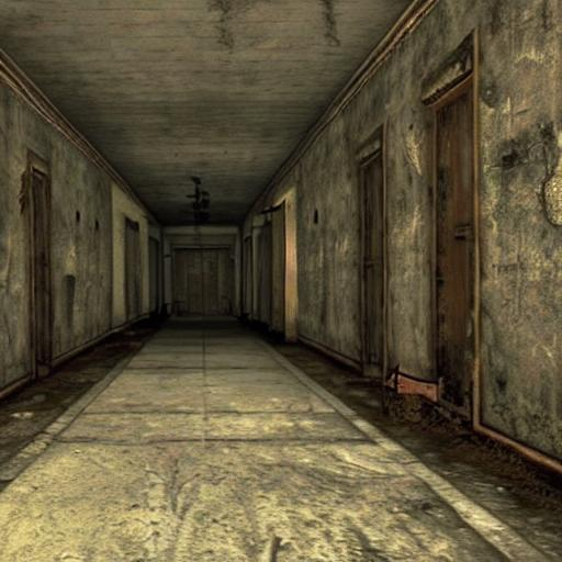 silent hill, resident evil, backrooms locations, eer... | OpenArt