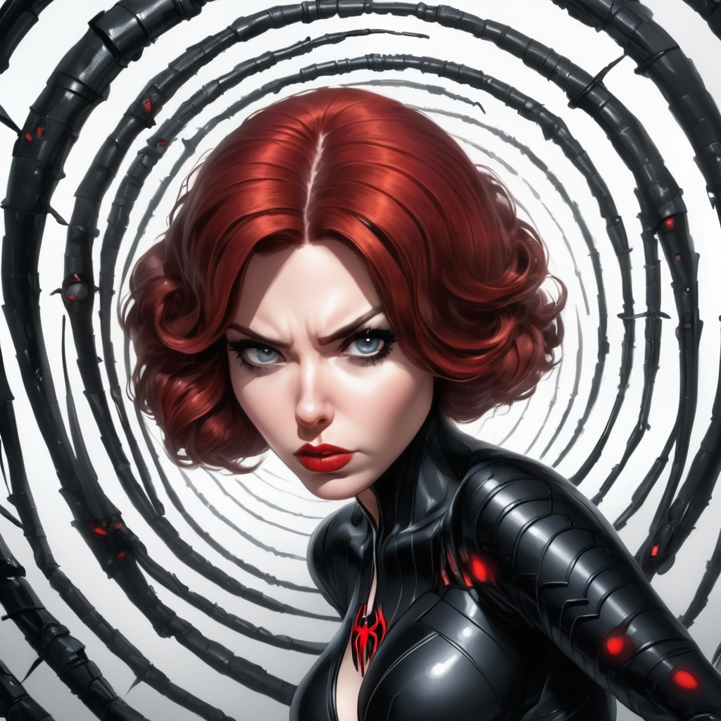 Hypnotic black widow