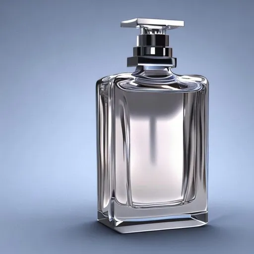 Prompt: perfume bottle , 3d render