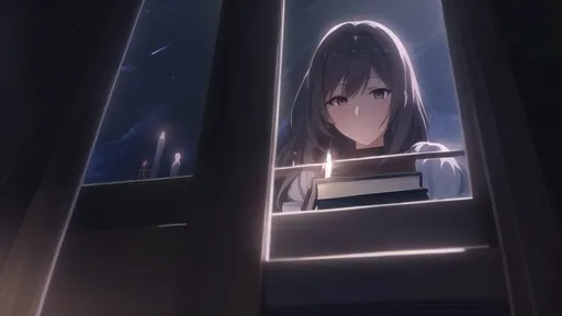 Prompt: ((Masterpiece, best quality)), (extremely detailed CG Unity 8k wallpaper) featuring an anime girl sitting on the ground holding a book in a dark palace. palace decorated with candles. behind the girl is a window. outside the window, there's a giant dragon. The scene depicts a dynamic and high-contrast lighting. The girl's face showcases beautiful detailed eyes and a captivating expression. This artwork has achieved a level of mastery and detail, making it a true masterpiece in the realm of CG wallpapers