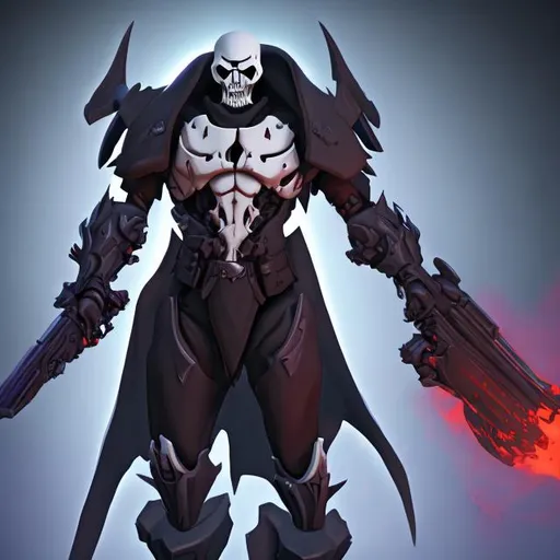 Prompt: Reaper from overwatch 