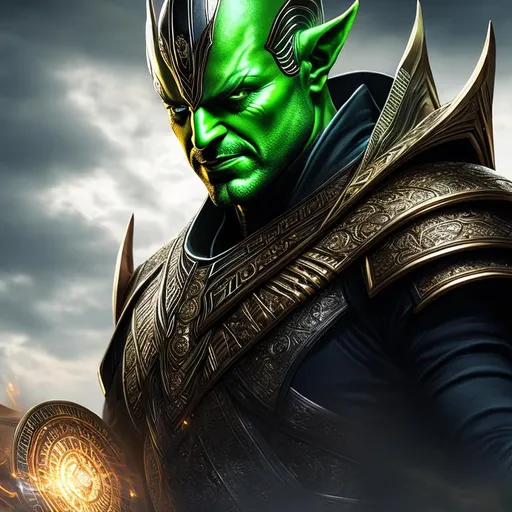 Prompt: High-resolution hyperrealistic image of {{emperor-d'ken-neramani}}} merged with [[emperor-dorrek-vii]], marvel-comics, photorealistic, uhd, hdr, 64k