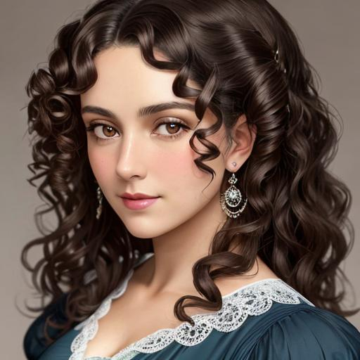 An Attractive 35 Year Old Woman With Very Curly Hair an-attractive-35-year-old-woman-with-very-curly-hair