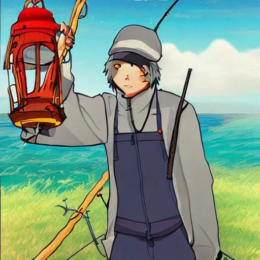 Anime fisherman | OpenArt