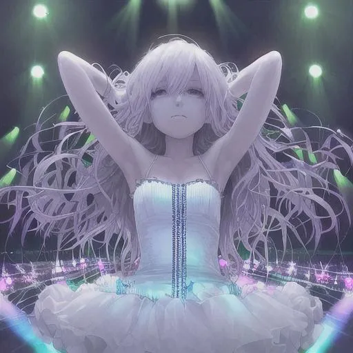 Prompt: I´d rather be lost in the lights.
Lost in the lights.
I´m outta my mind
Can you help me numb the pain
Each night you spin me up high
Emotions on ice