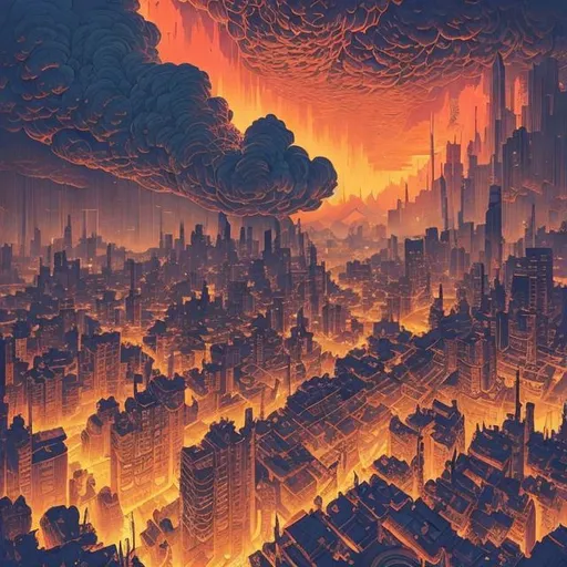 Prompt: estroyed village fire smoke hell sky scrapers, tristan eaton, victo ngai, maxfield parrish, artgerm, koons, rhads, ross draws, intricated details, 3 / 4 view, space scene illustrationraston

destroyed village fire smoke hell sky scrapers

destroyed village fire smoke hell sky scrapers

destroyed village fire smoke hell sky full of clouds
