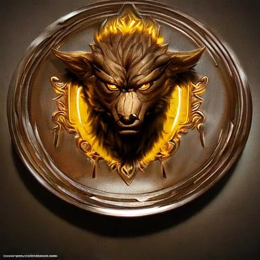 Prompt: Nikolas Dorn a male dark brown furred Dungeons and Dragons Werewolf in half-wolf form Cleric Of Light in full European plate armor Golden Yellow Flame Holding The Sun Blade longsword high res photograph