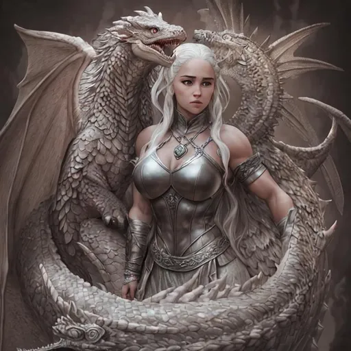 Prompt: {{{{highest quality full body splash art masterpiece, hyperrealistic, hyperrealism, {{female character of Daenerys the Targaryen Game of Thrones with her dragon Drogon}}, {{Fantasy land  ancient city Old Valyria  Game Of throne Background}} intricately hyperdetailed, hyperrealistic intricate details, muscular muscle definition female bodybuilder, wet with sweats all over her body, perfect face, perfect body, thick hairy armpits, perfect anatomy, black crown, perfect composition, approaching perfection, Detailed and Intricate, Detailed Render, 3D Render, Unreal Engine, by Greg Rutkowski, Concept Art, dark, DnD, fantasy, blood dripping from her mouth, red blood eyes,

}}}}