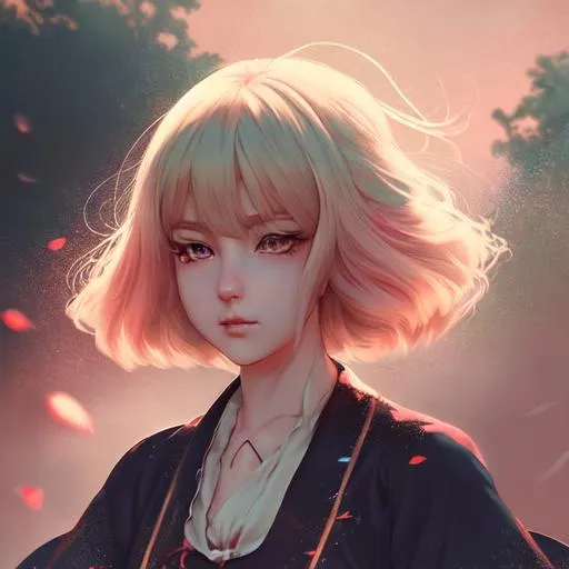 Prompt: anime character, background digital painting, digital illustration, extreme detail, digital art, ultra hd, vintage photography, beautiful, aesthetic, style, hd photography, hyperrealism, extreme long shot, telephoto lens, motion blur, wide angle lens, sweet blissful girl, amazing quality, beautiful