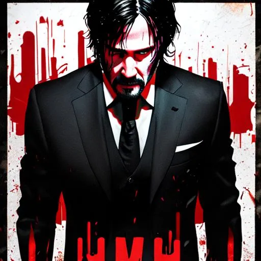 john wick abstract poster | OpenArt