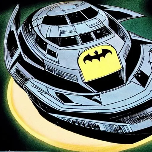 Prompt: batman spaceship