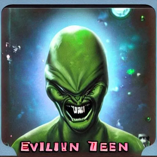 Prompt: Evil alien