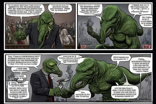 Prompt: Hypocrisy Double Standards Hydra Egregor Evil Sycophant Ism  Parasite